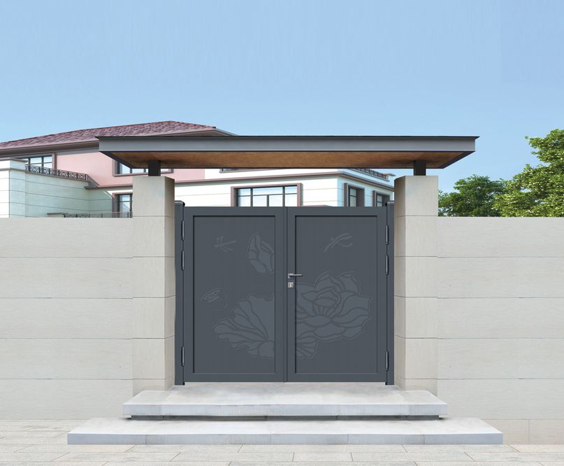 Aluminium alloy gate guardrail